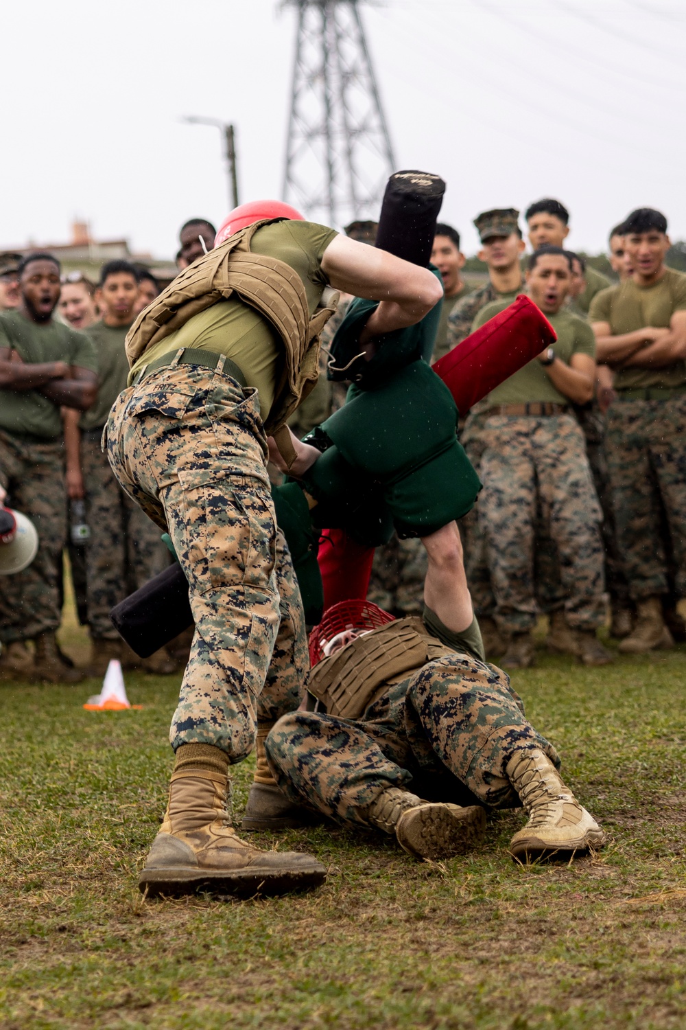 1st MAW squadrons compete in tri field meet