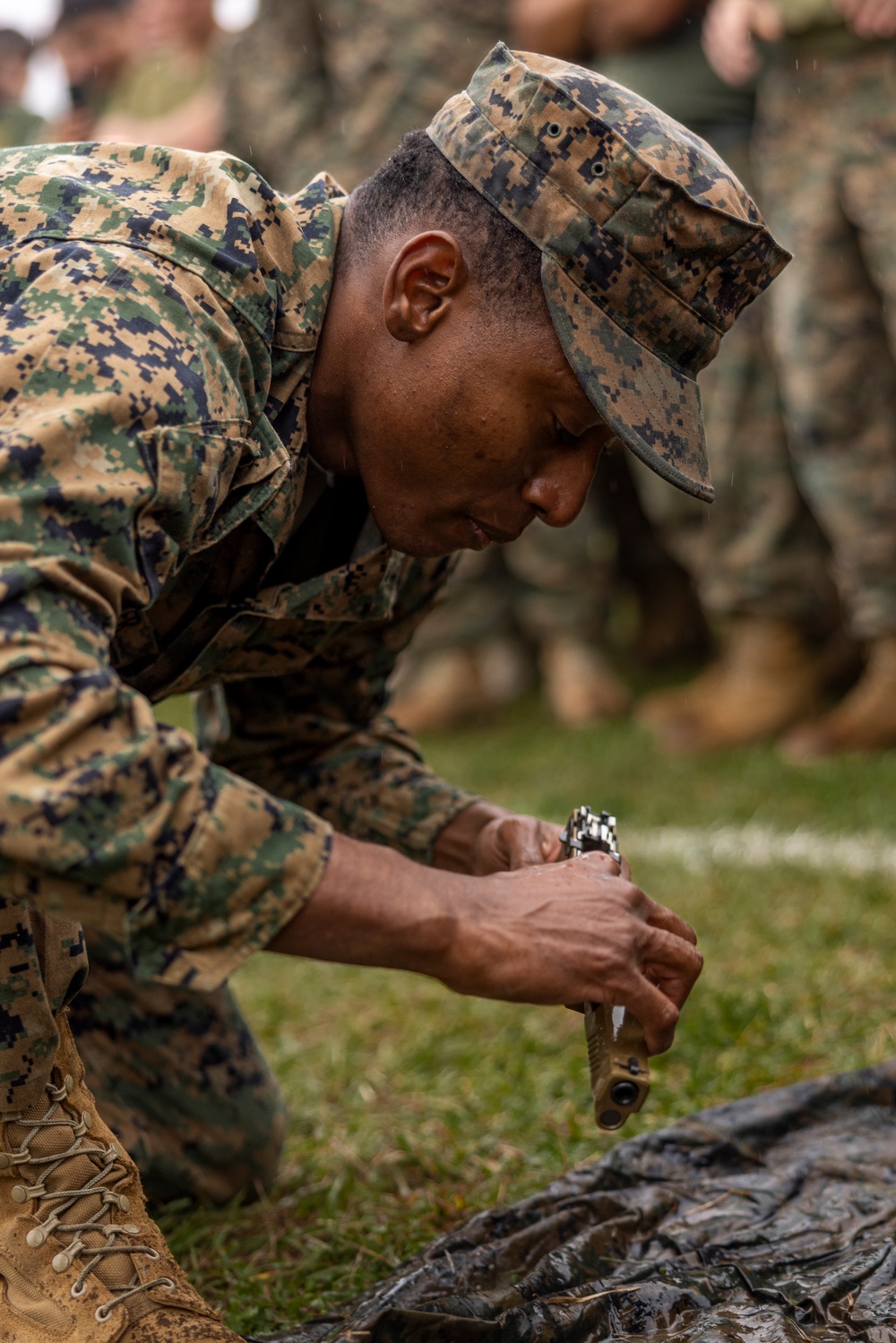 1st MAW squadrons compete in tri field meet