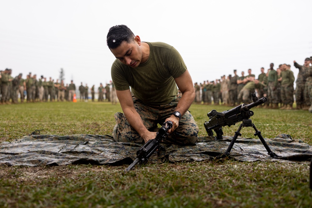 1st MAW squadrons compete in tri field meet