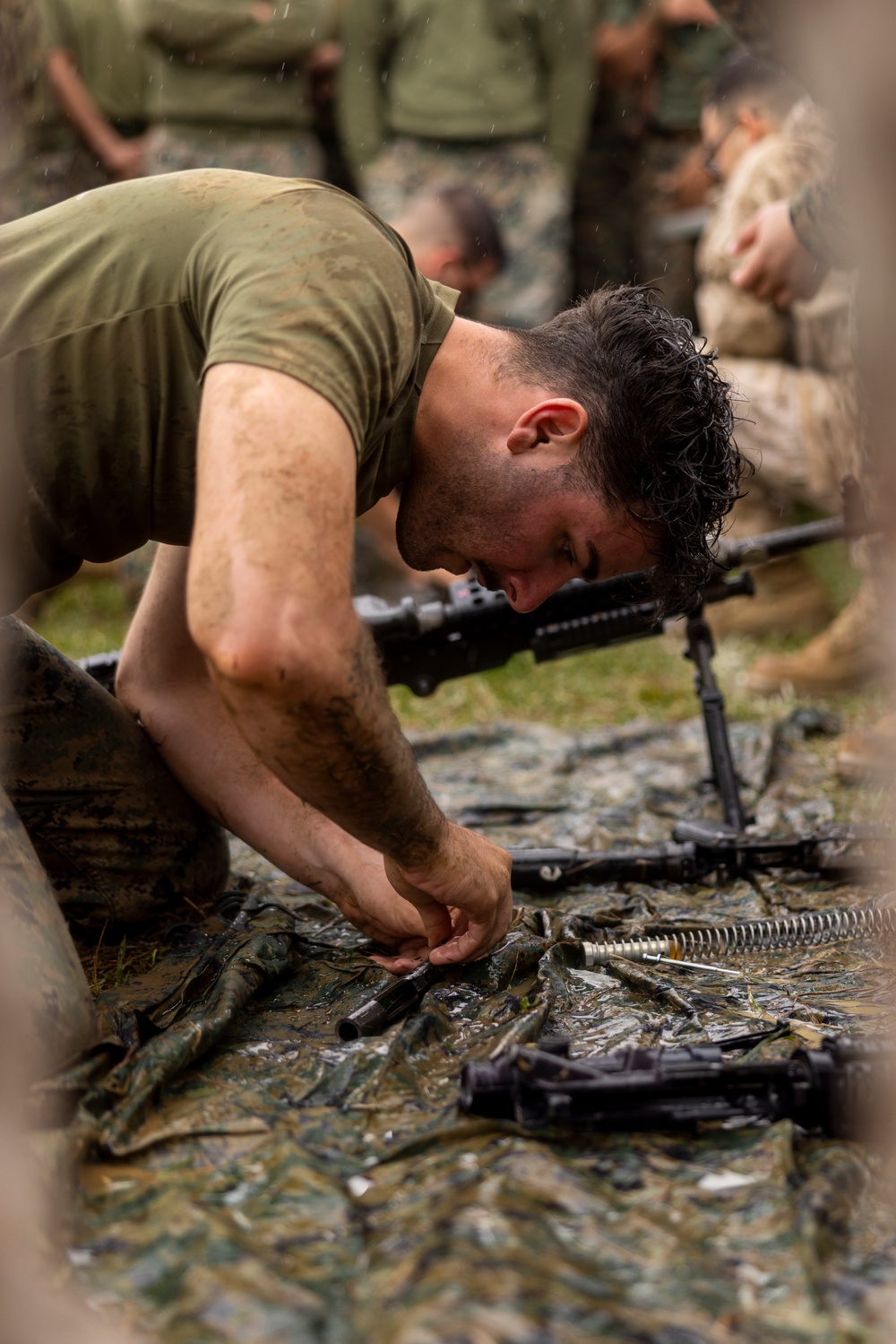 1st MAW squadrons compete in tri field meet