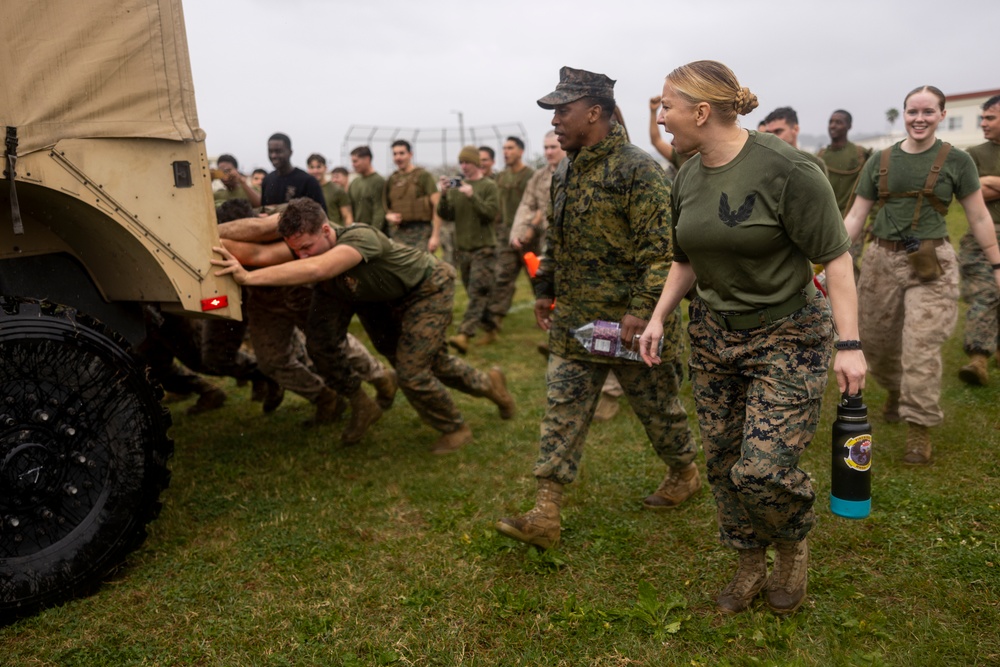 1st MAW squadrons compete in tri field meet