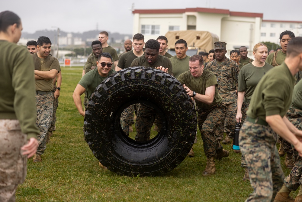 1st MAW squadrons compete in tri field meet