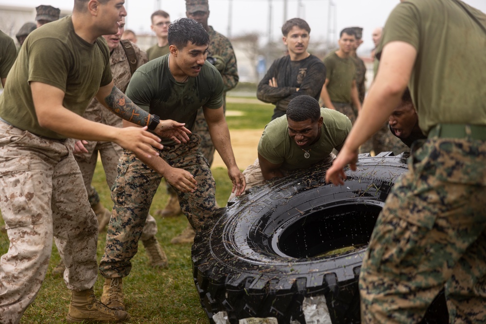 1st MAW squadrons compete in tri field meet