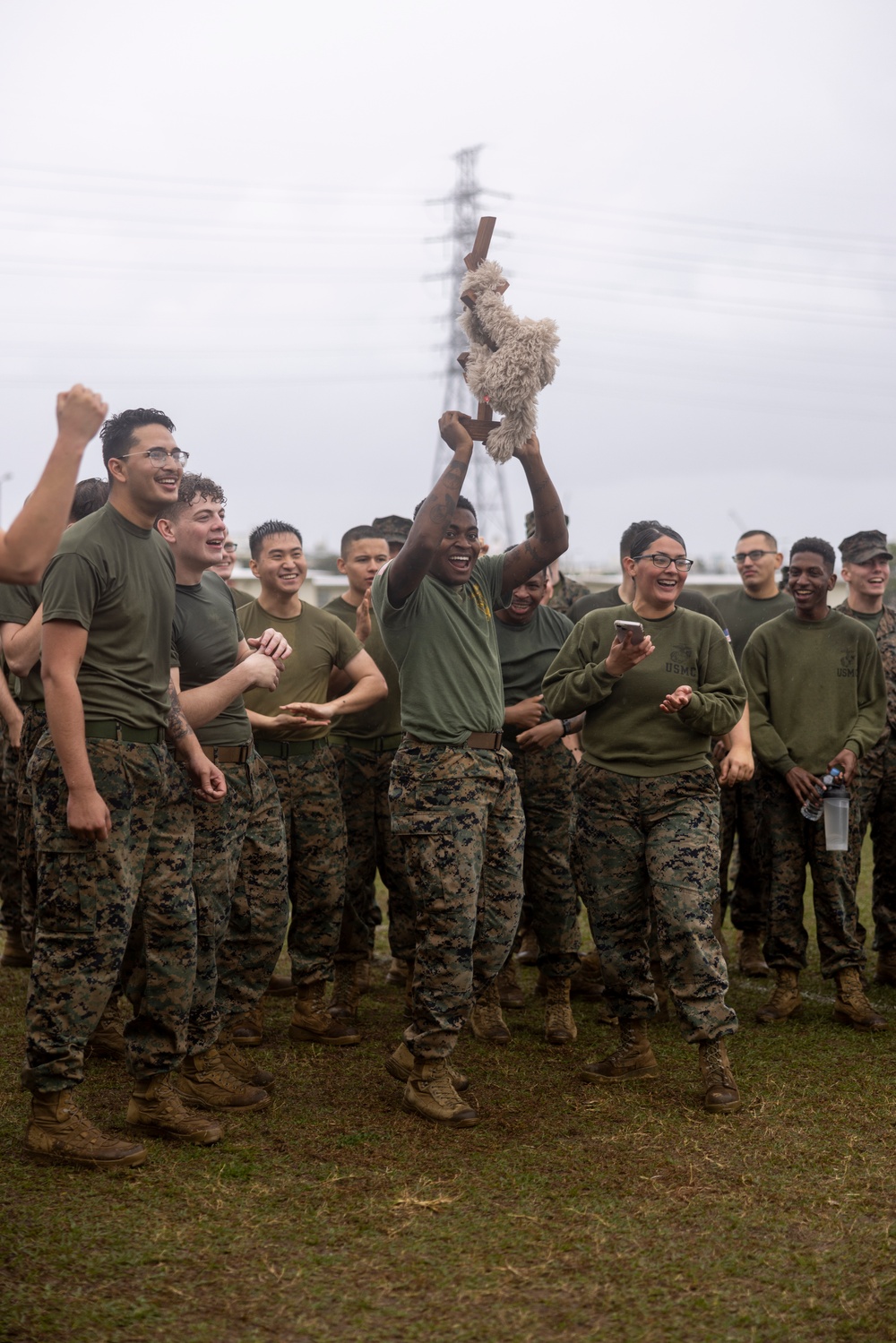 1st MAW squadrons compete in tri field meet