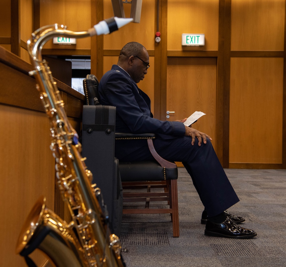 Soulful Servant: Chaplain Idomele spreads joy through saxophone melodies