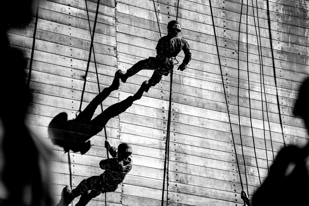 Air Assualt School Tower Rappels