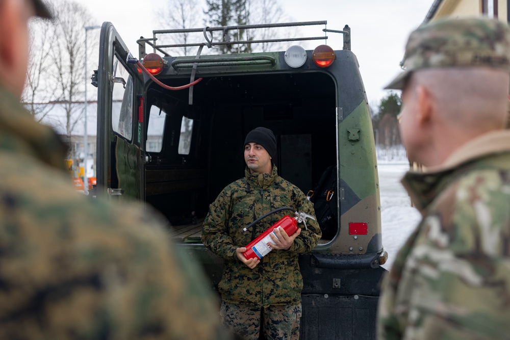 U.S. Army Maj. Gen. John H. Phillips visits U.S. Marines in Norway in preparation for Exercise Nordic Response 24