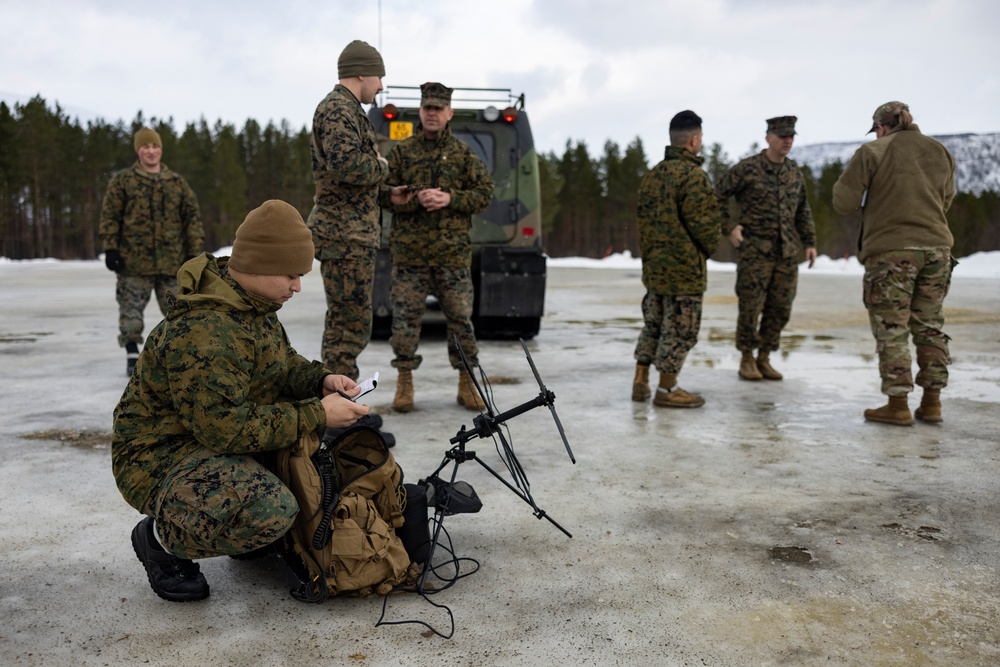 U.S. Army Maj. Gen. John H. Phillips visits U.S. Marines in Norway in preparation for Exercise Nordic Response 24