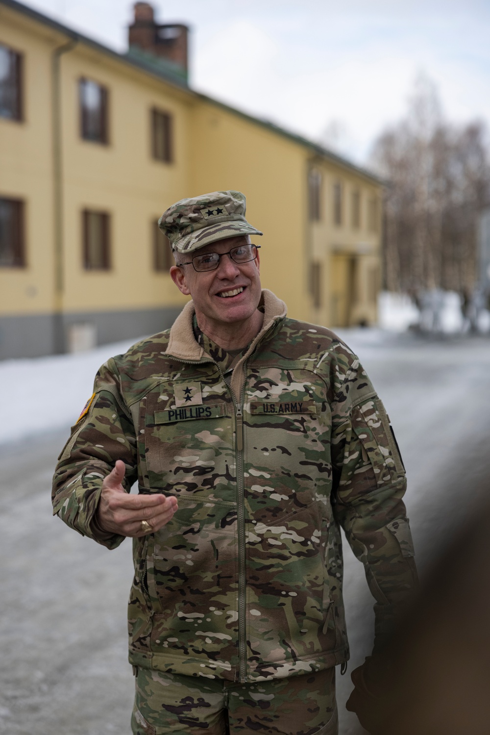 U.S. Army Maj. Gen. John H. Phillips visits U.S. Marines in Norway in preparation for Exercise Nordic Response 24