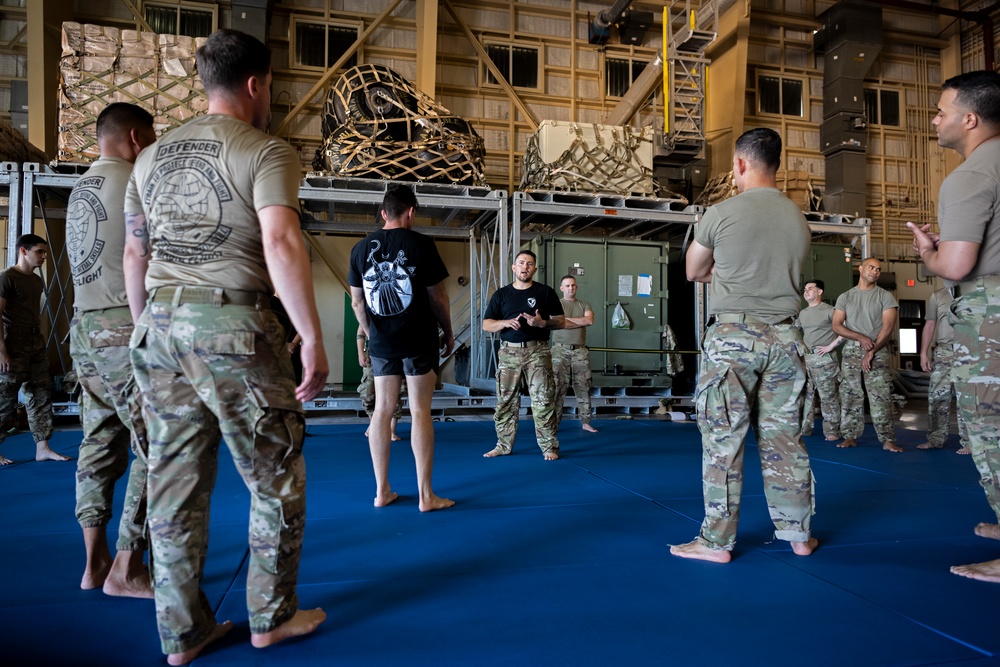156th Security Forces Combative Training