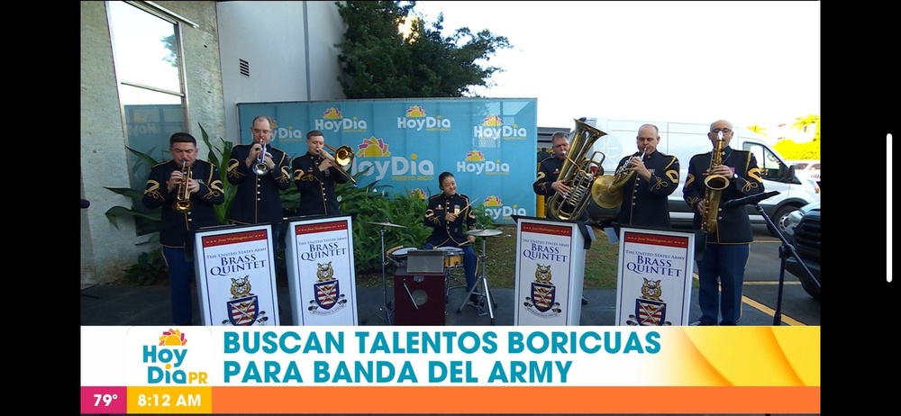 The United States Army Band connects the U.S. Army with citizens in Puerto Rico