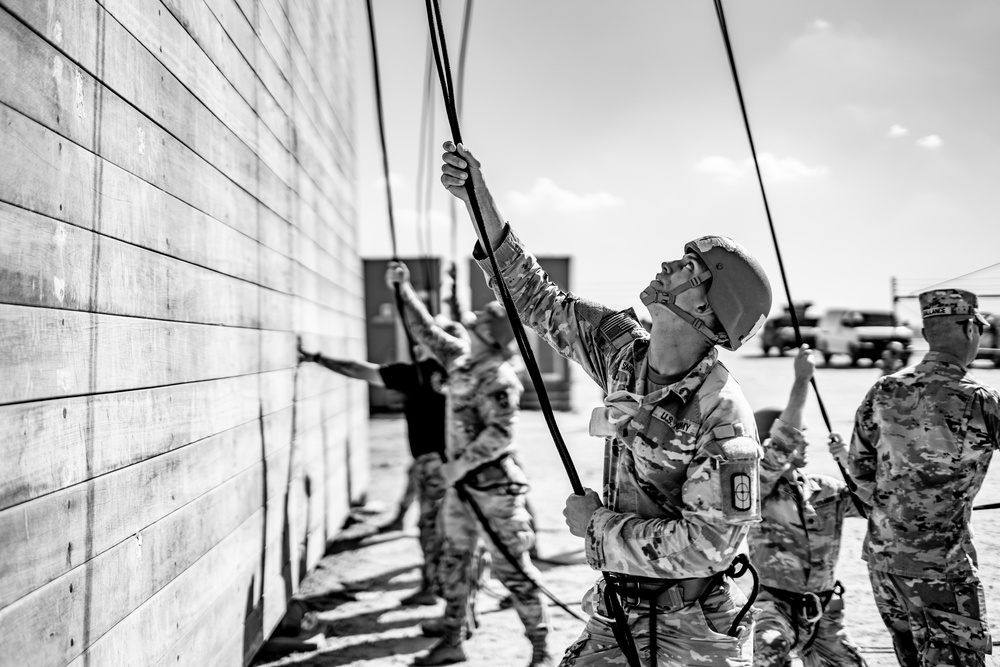 Air Assualt School Tower Rappels