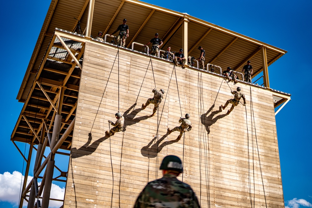 Air Assualt School Tower Rappels