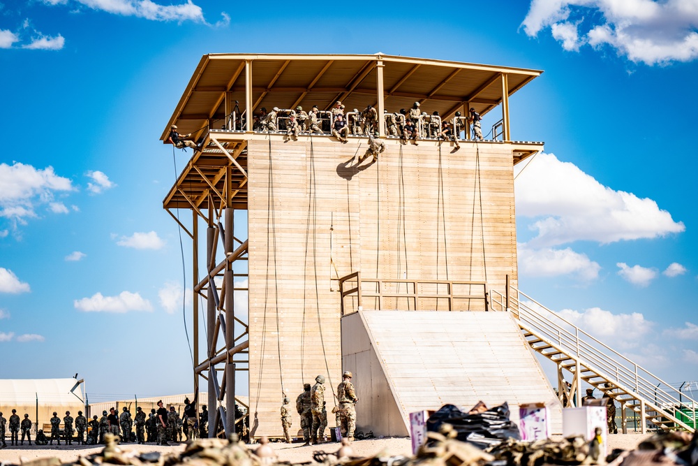 Air Assualt School Tower Rappels