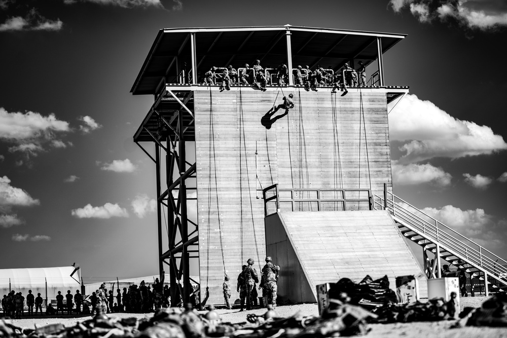 Air Assualt School Tower Rappels