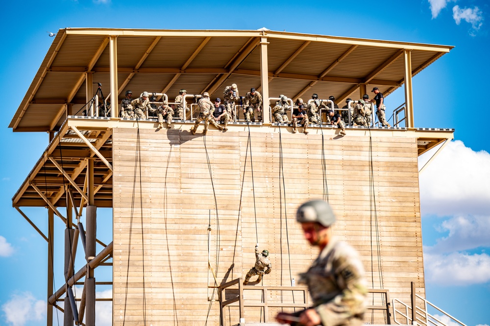 Air Assualt School Tower Rappels