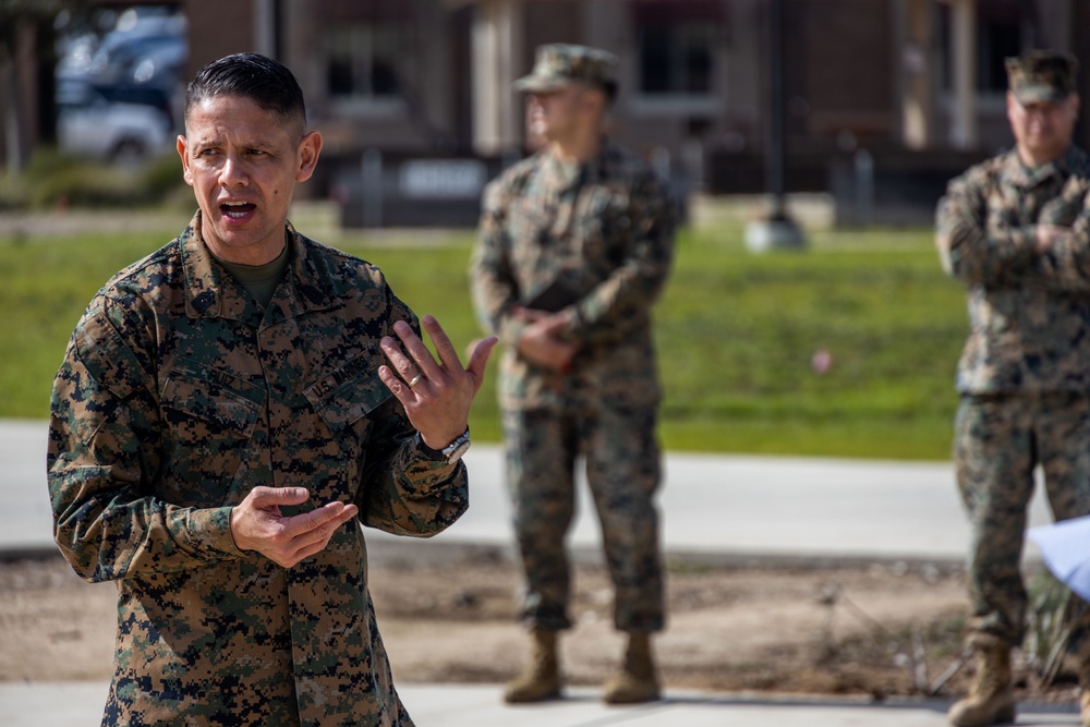 Sergeant Major of the Marine Corps, Sgt. Maj. Carlos A. Ruiz Speaks to the Marines and Sailors of 1st Marine Logistics Group