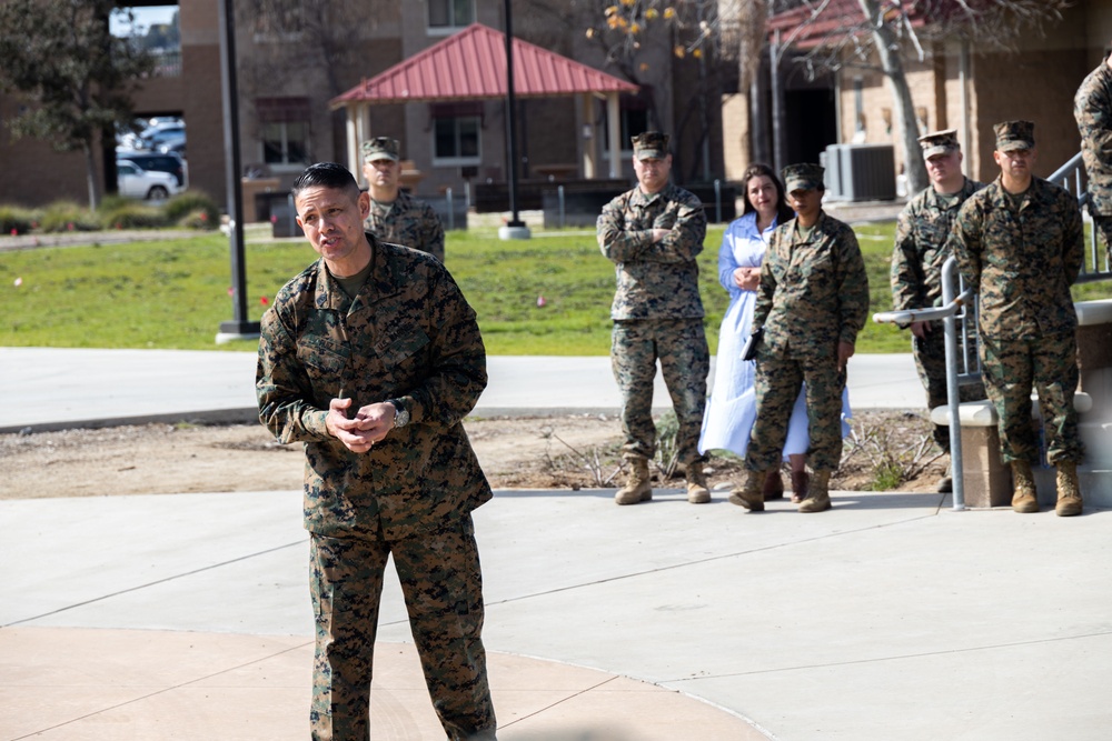 Sergeant Major of the Marine Corps, Sgt. Maj. Carlos A. Ruiz Speaks to the Marines and Sailors of 1st Marine Logistics Group