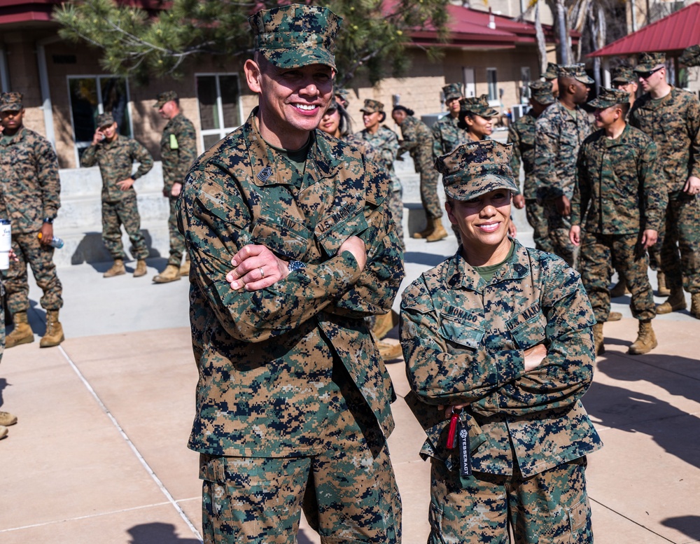 Sergeant Major of the Marine Corps, Sgt. Maj. Carlos A. Ruiz Speaks to the Marines and Sailors of 1st Marine Logistics Group