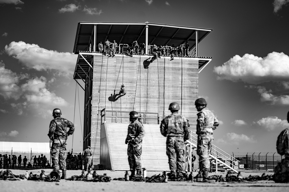 Air Assualt School Tower Rappels