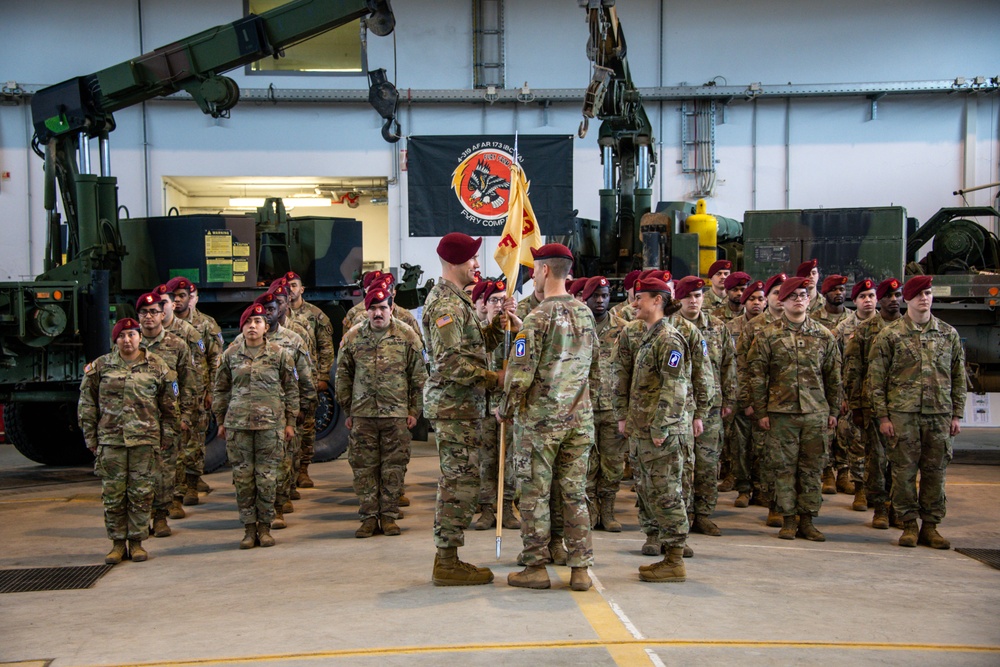 Fury Company 4-319 AFAR Change of Command