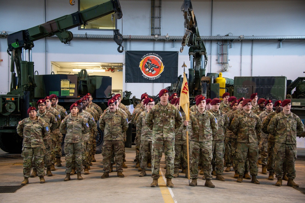 Fury Company 4-319 AFAR Change of Command