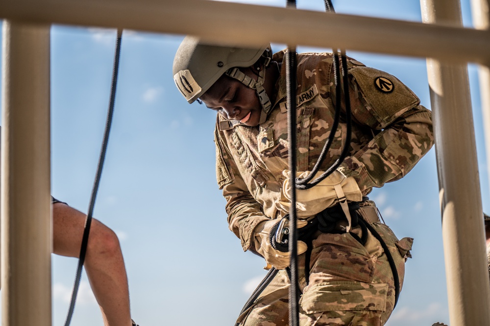 Air Assualt School Tower Rappels