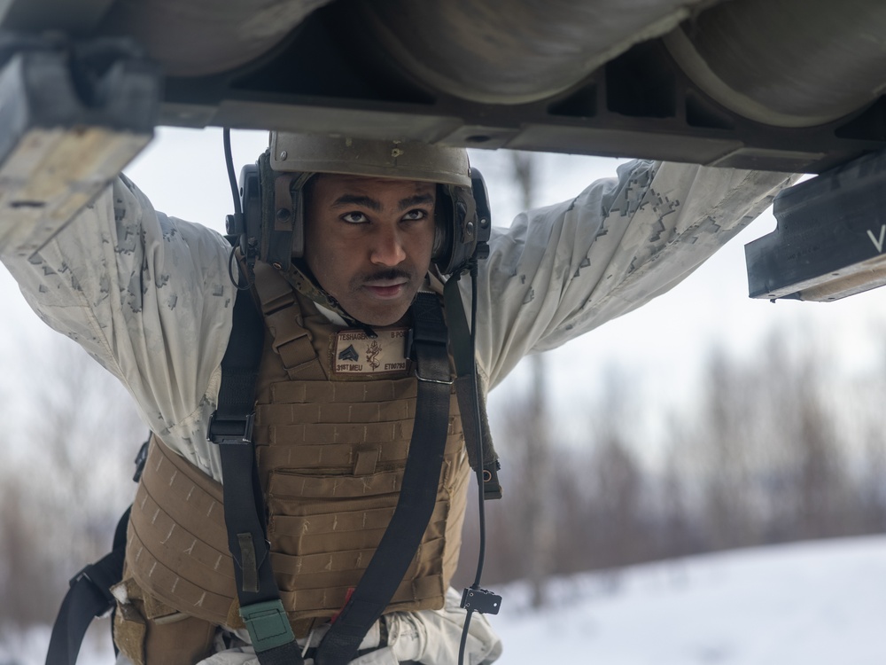 U.S. Marines of 2nd Battalion, 10th Marine Regiment train with HIMARS in Norway in preparation for Exercise Nordic Response 24