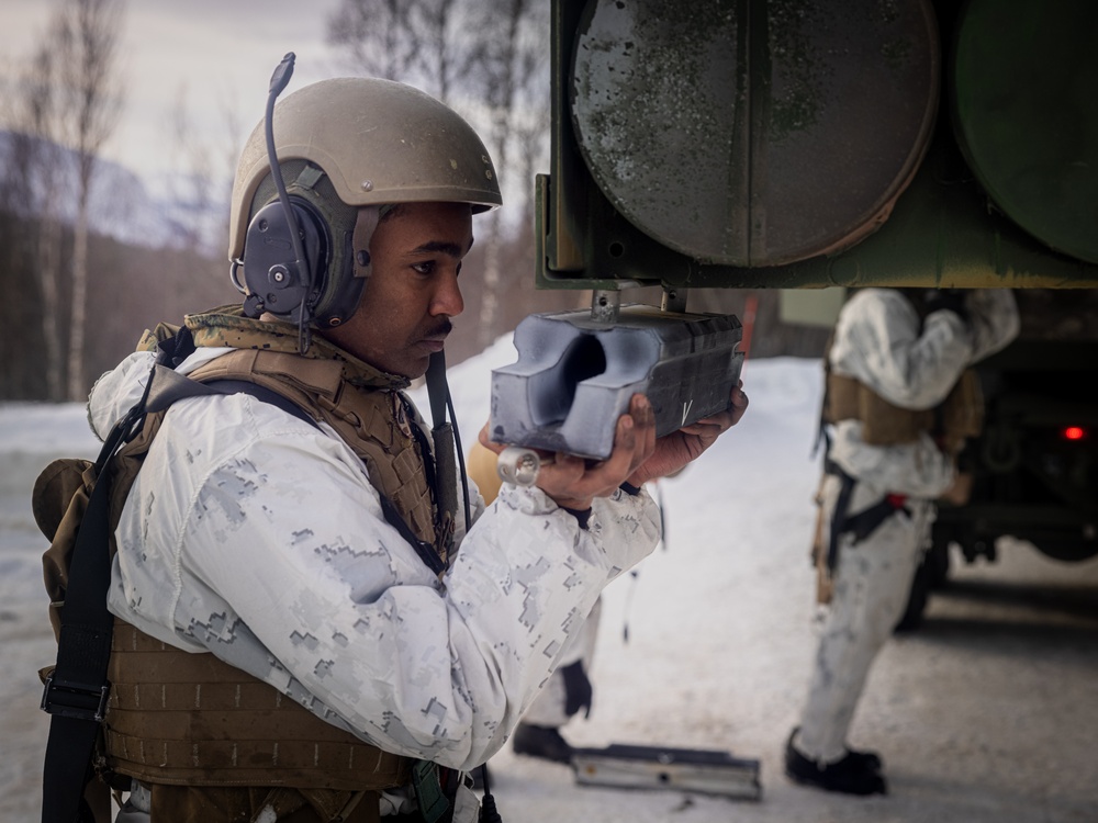 U.S. Marines of 2nd Battalion, 10th Marine Regiment train with HIMARS in Norway in preparation for Exercise Nordic Response 24