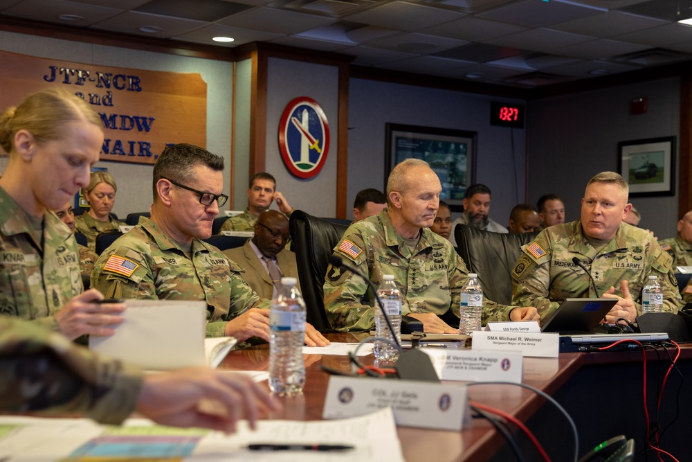 Army Chief of Staff visits JTF-NCR/USAMDW