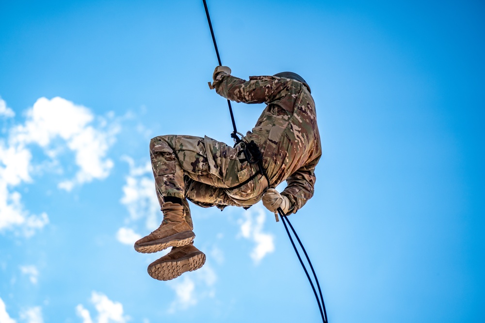 Air Assualt School Tower Rappels