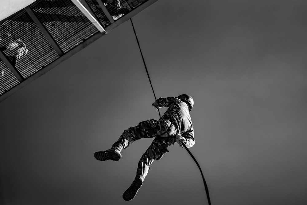 Air Assualt School Tower Rappels