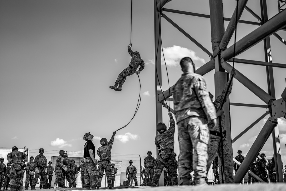 Air Assualt School Tower Rappels