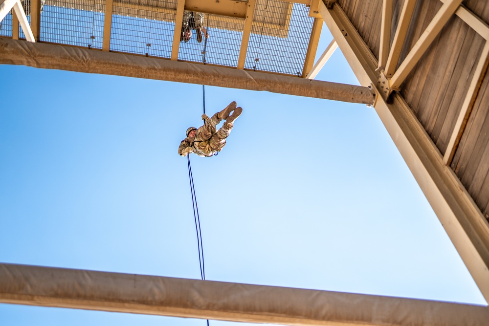 Air Assualt School Tower Rappels