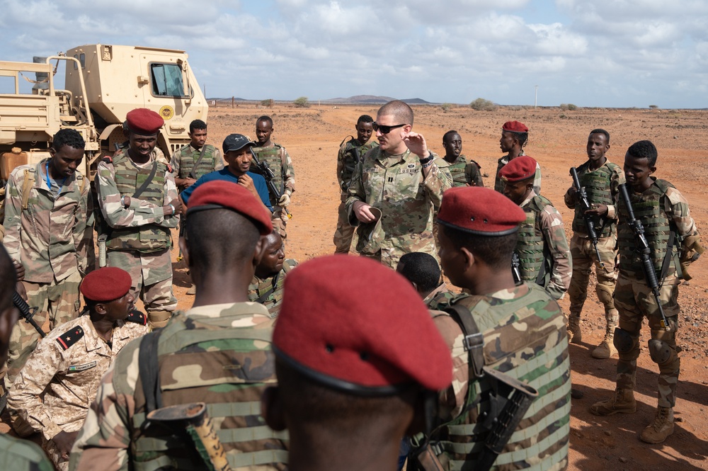 Justified Accord 2024 entry control exercise in Djibouti
