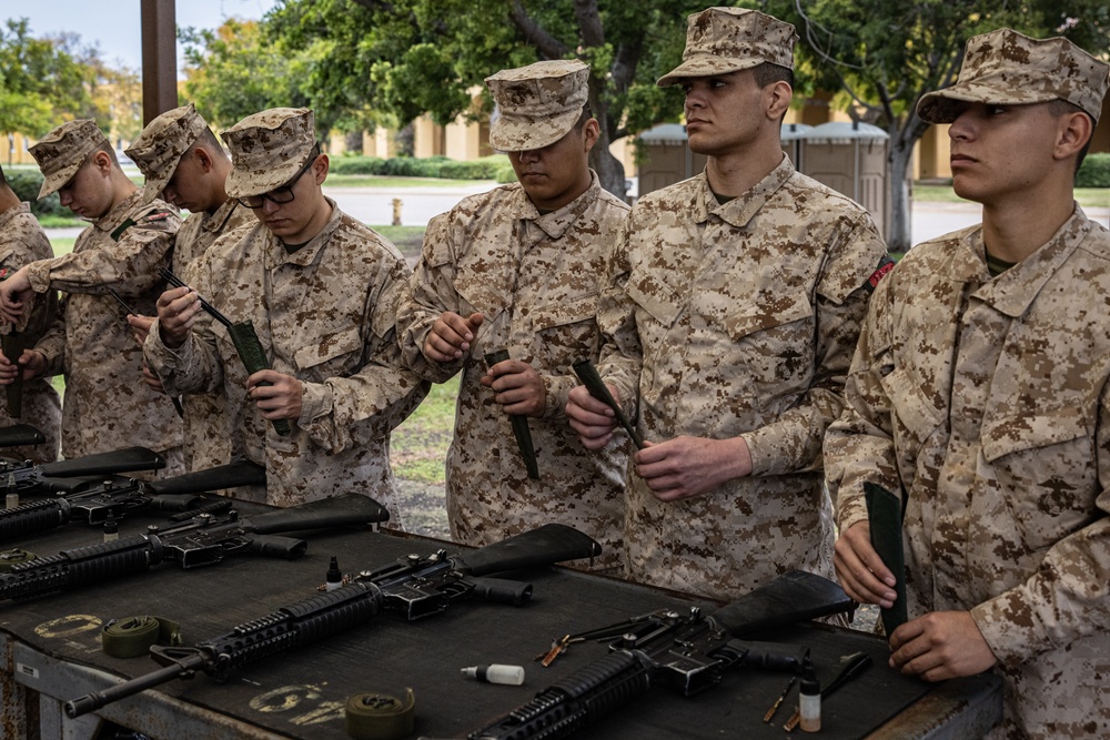 Charlie Company M16A4 Rifle Issue