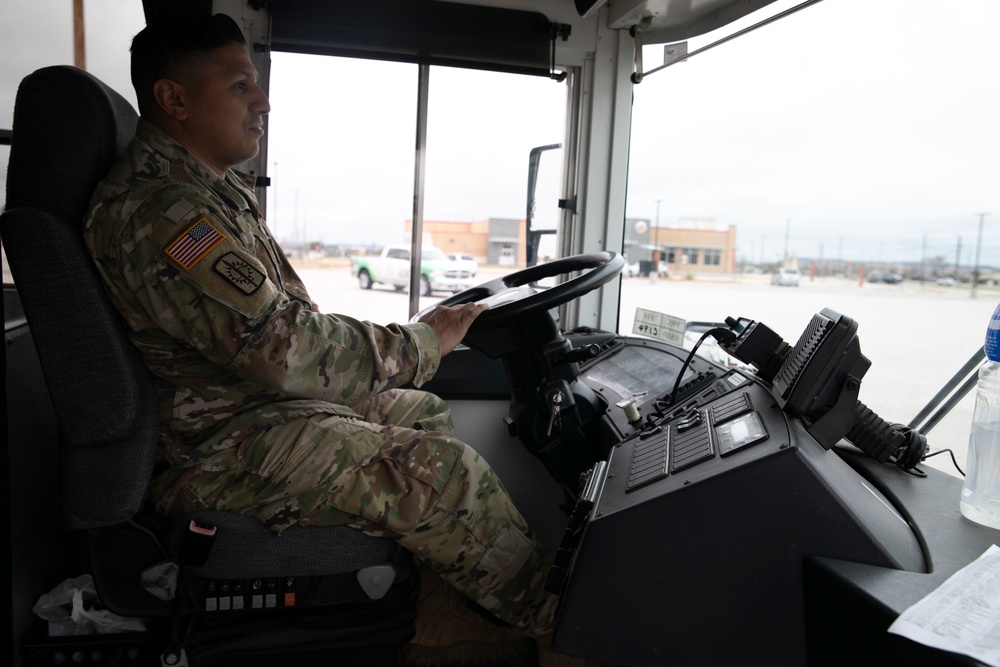 Mobilization Support Brigade Master Driver provides bus driver training