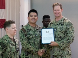 Sailor is Recognized for Recruiting Efforts