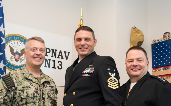 Navy Pins First Robotics Warfare Specialist