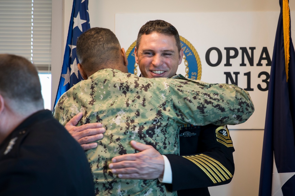 Navy Pins First Robotics Warfare Specialist