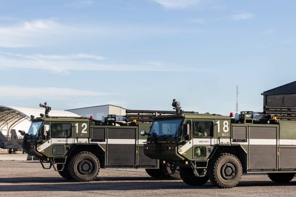 MCAS Beaufort ARFF trains rapid response