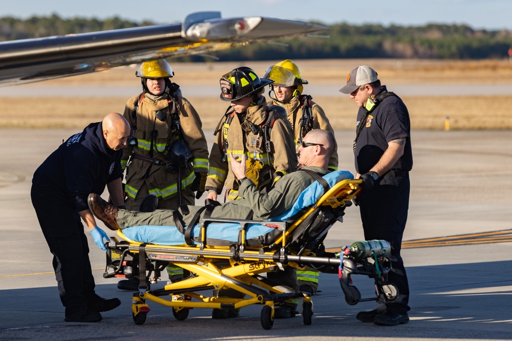 MCAS Beaufort ARFF trains rapid response