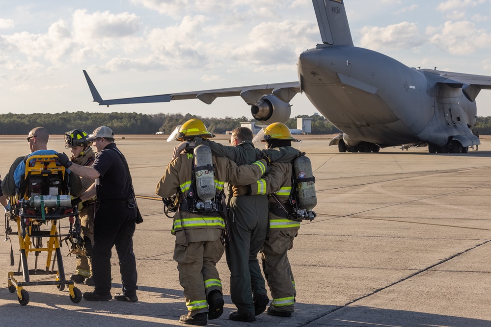 MCAS Beaufort ARFF trains rapid response