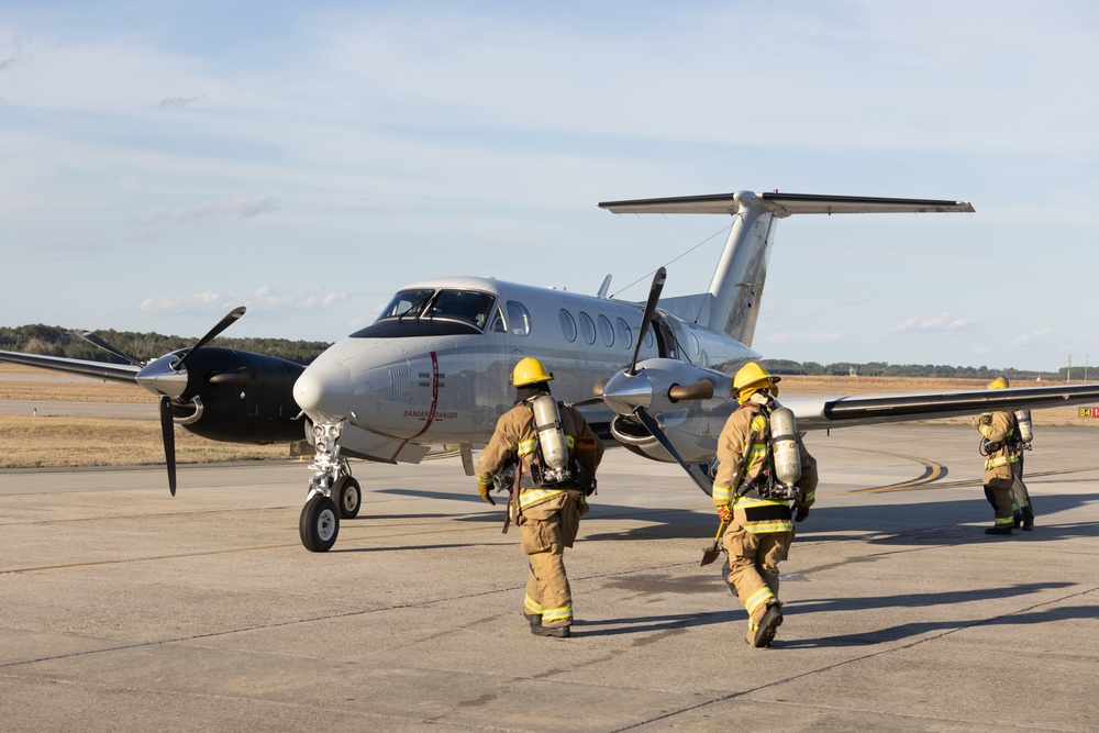 MCAS Beaufort ARFF trains rapid response