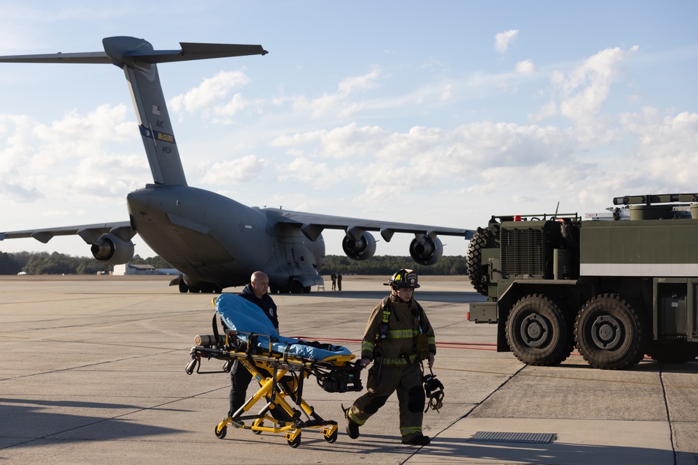 MCAS Beaufort ARFF trains rapid response