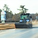 Road cleanup at Fort McCoy