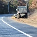Road cleanup at Fort McCoy