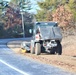 Road cleanup at Fort McCoy