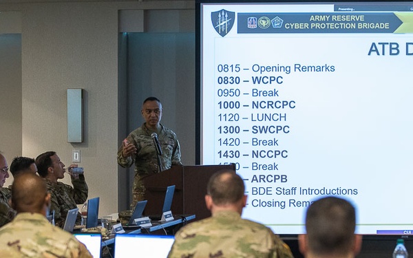 ARCPB's Annual Training Brief Demonstrates Cyber Readiness to Brig. Gen. Royce Resoso in Augusta, Georgia
