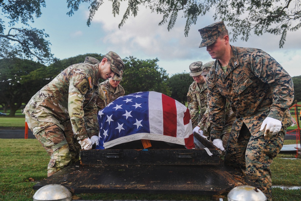 DPAA conducts WWII Disinterment